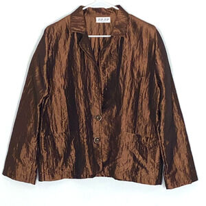 Zep Zep Jacket Womens Size Large Copper Lightweight Germany